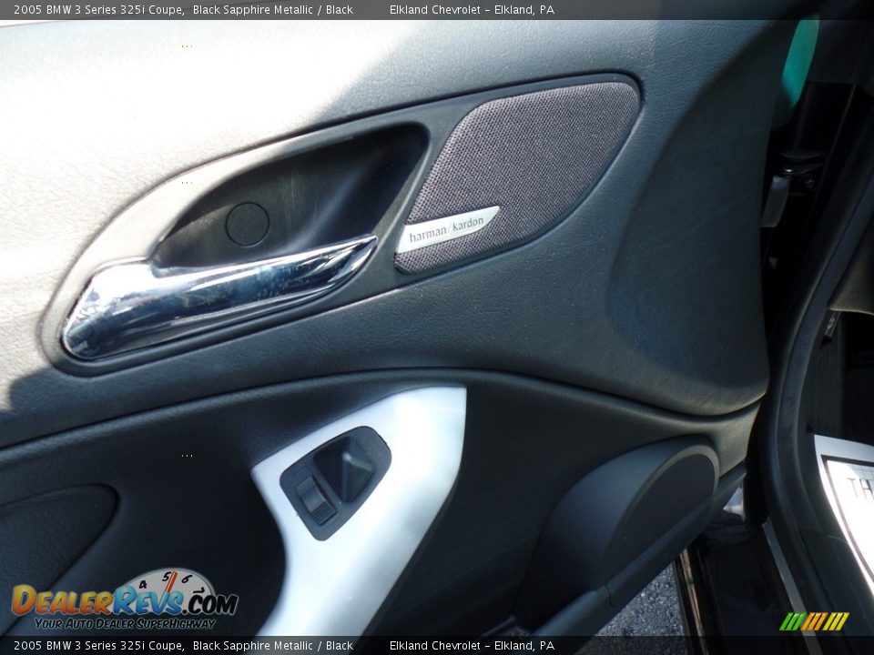 2005 BMW 3 Series 325i Coupe Black Sapphire Metallic / Black Photo #13