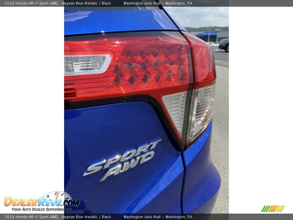 2019 Honda HR-V Sport AWD Aegean Blue Metallic / Black Photo #22