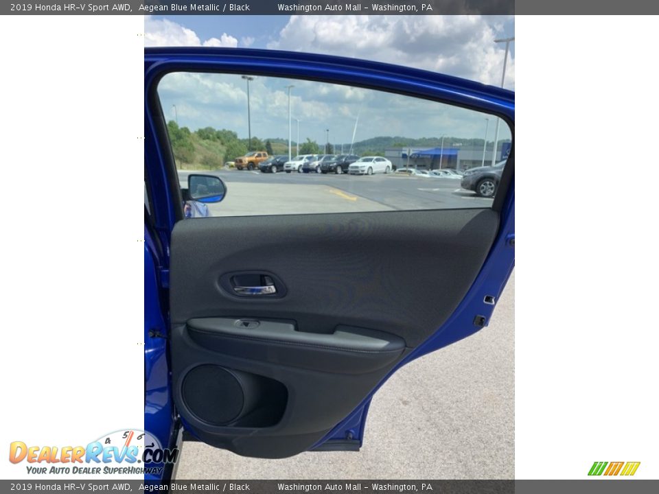 2019 Honda HR-V Sport AWD Aegean Blue Metallic / Black Photo #23