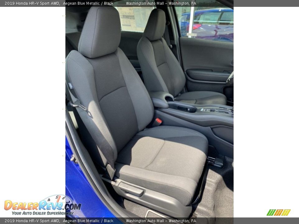 2019 Honda HR-V Sport AWD Aegean Blue Metallic / Black Photo #27