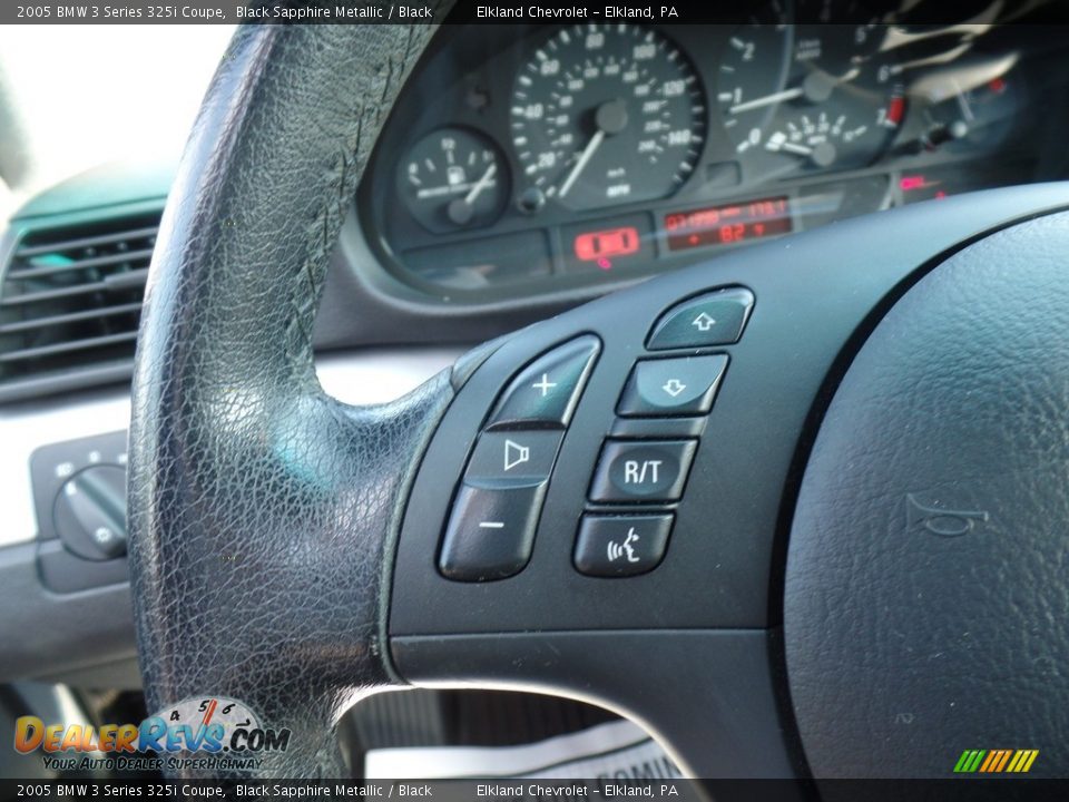 2005 BMW 3 Series 325i Coupe Black Sapphire Metallic / Black Photo #20