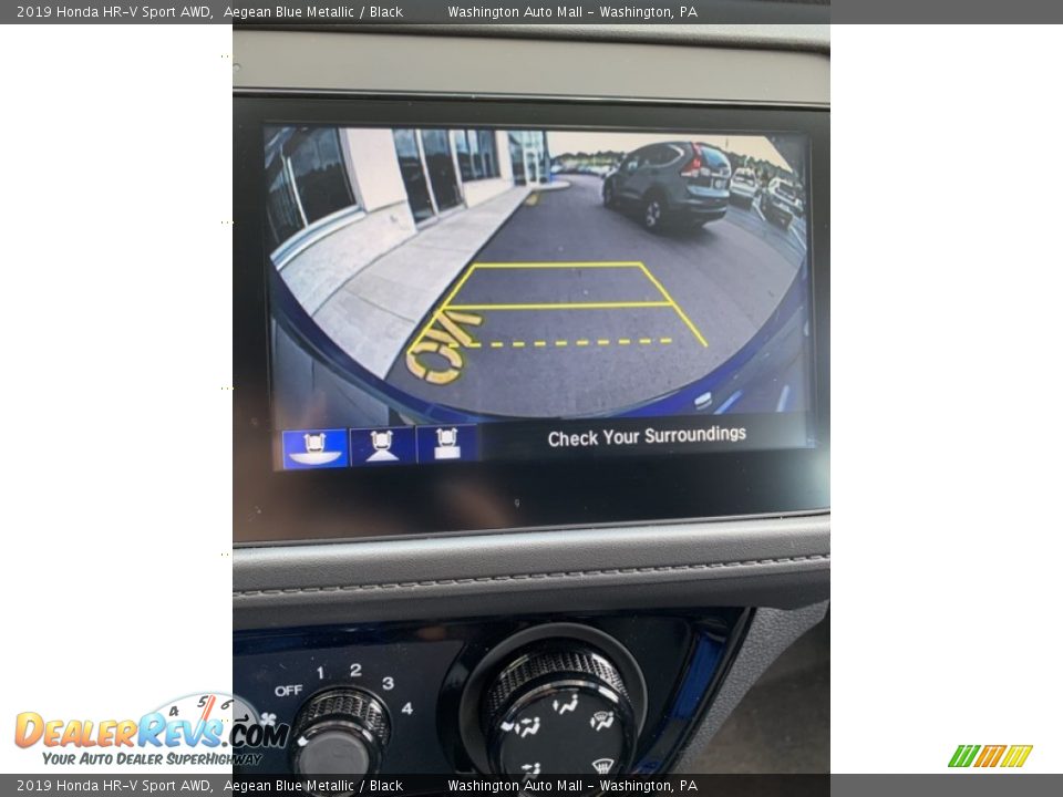 2019 Honda HR-V Sport AWD Aegean Blue Metallic / Black Photo #32