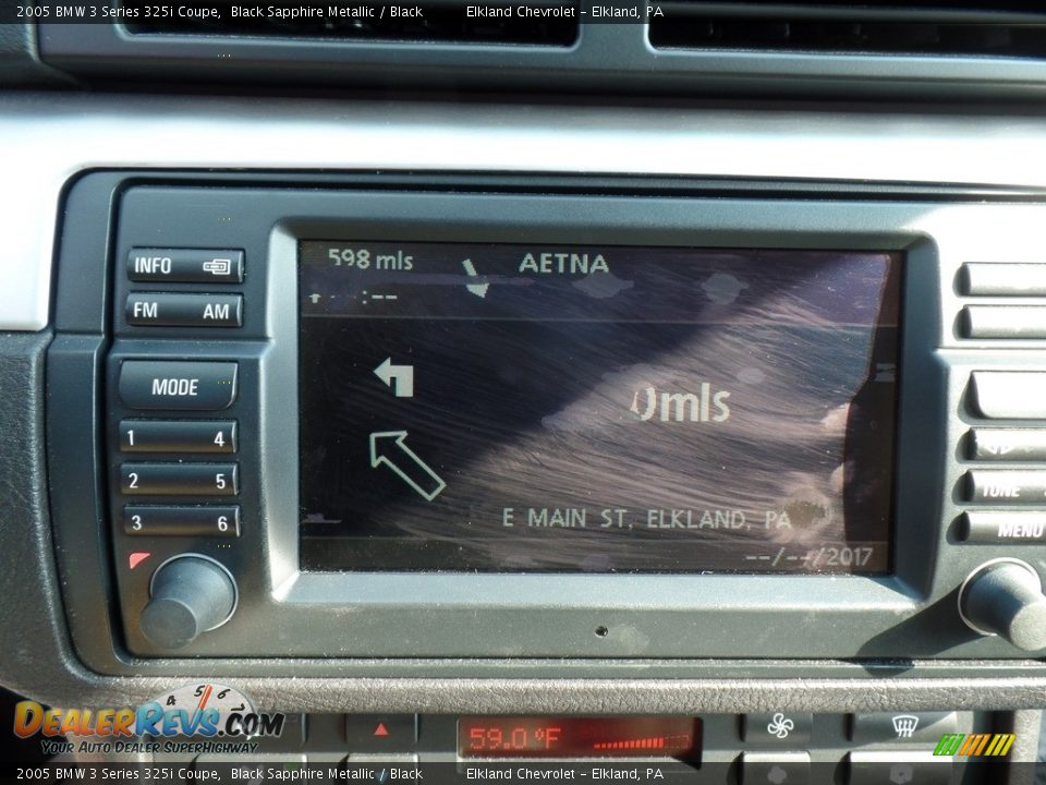 2005 BMW 3 Series 325i Coupe Black Sapphire Metallic / Black Photo #24