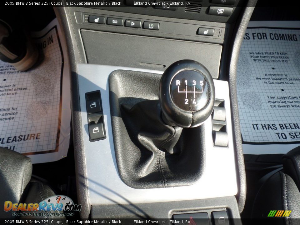 2005 BMW 3 Series 325i Coupe Black Sapphire Metallic / Black Photo #26
