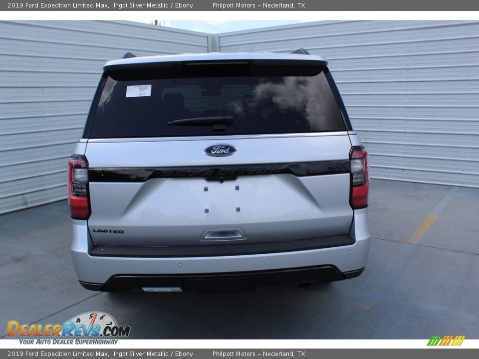 2019 Ford Expedition Limited Max Ingot Silver Metallic / Ebony Photo #8