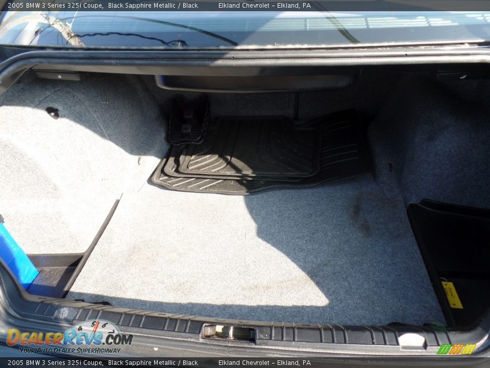 2005 BMW 3 Series 325i Coupe Black Sapphire Metallic / Black Photo #29