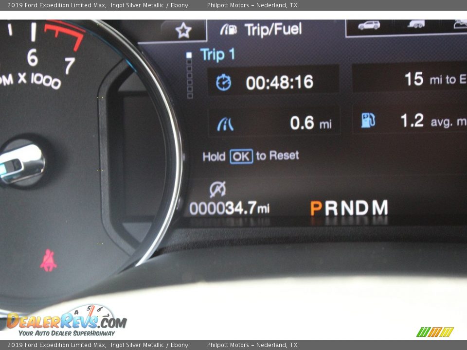 2019 Ford Expedition Limited Max Ingot Silver Metallic / Ebony Photo #16