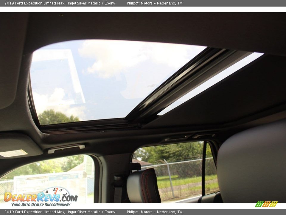 2019 Ford Expedition Limited Max Ingot Silver Metallic / Ebony Photo #28
