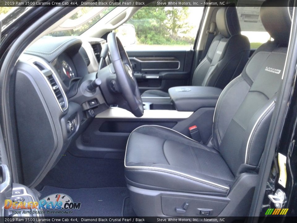 Black Interior - 2019 Ram 3500 Laramie Crew Cab 4x4 Photo #10