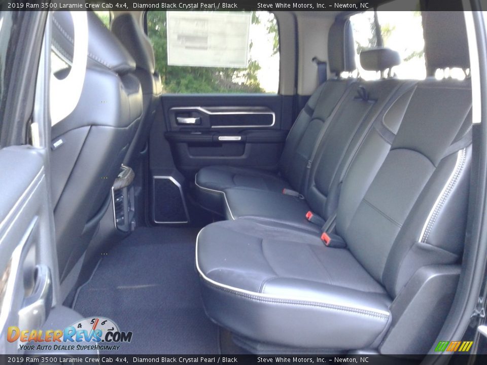Rear Seat of 2019 Ram 3500 Laramie Crew Cab 4x4 Photo #11
