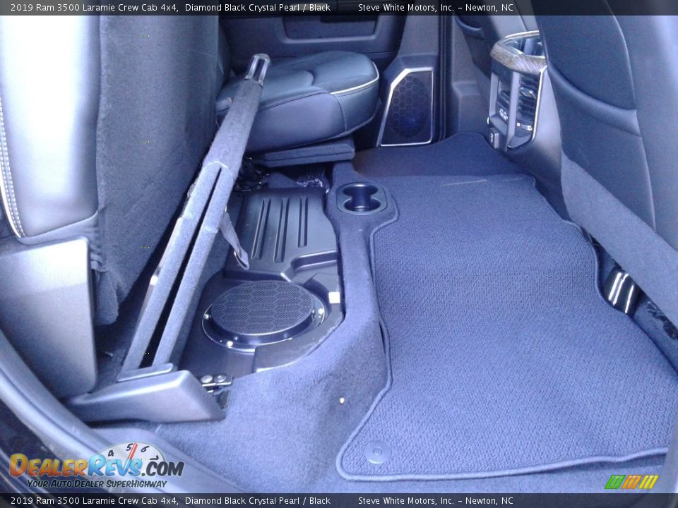 Rear Seat of 2019 Ram 3500 Laramie Crew Cab 4x4 Photo #14