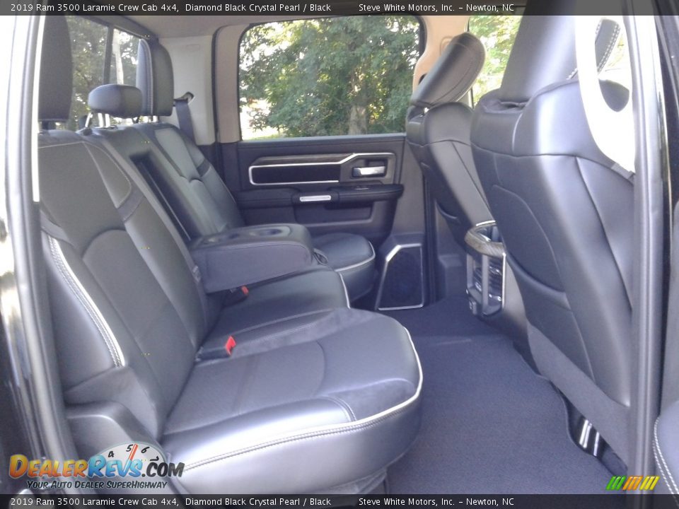 Rear Seat of 2019 Ram 3500 Laramie Crew Cab 4x4 Photo #15
