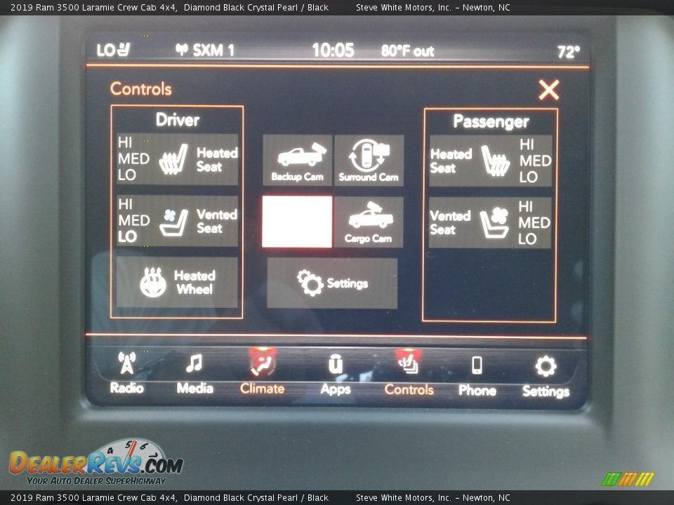 Controls of 2019 Ram 3500 Laramie Crew Cab 4x4 Photo #26