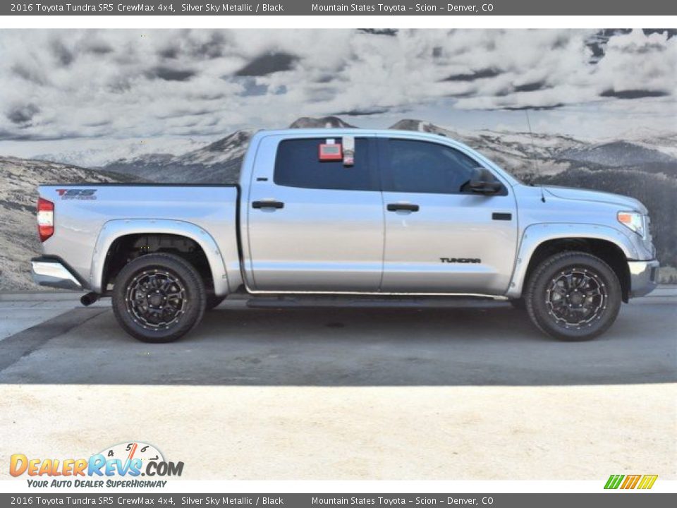 2016 Toyota Tundra SR5 CrewMax 4x4 Silver Sky Metallic / Black Photo #2