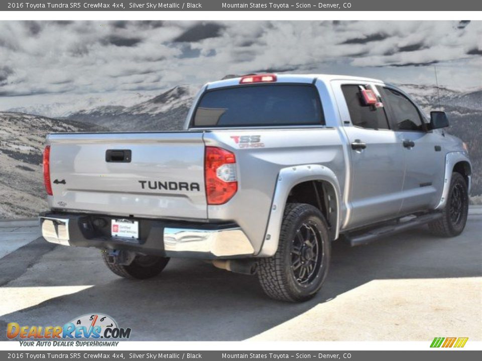 2016 Toyota Tundra SR5 CrewMax 4x4 Silver Sky Metallic / Black Photo #3