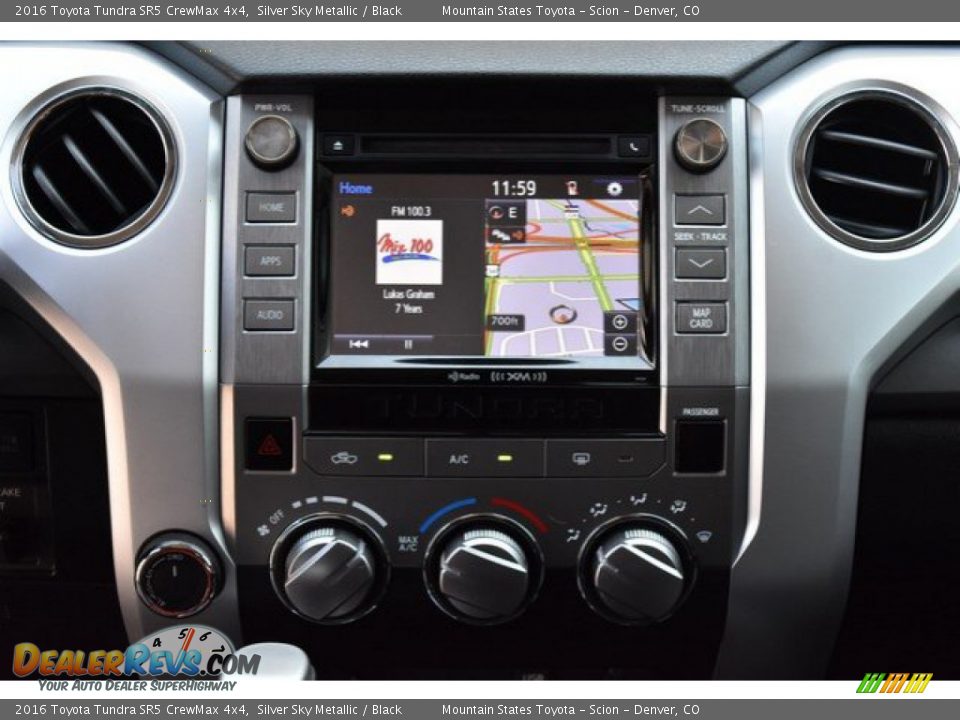 2016 Toyota Tundra SR5 CrewMax 4x4 Silver Sky Metallic / Black Photo #14