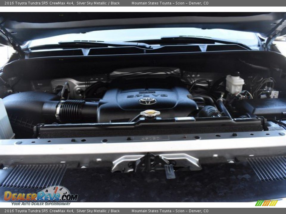 2016 Toyota Tundra SR5 CrewMax 4x4 Silver Sky Metallic / Black Photo #27