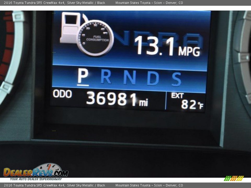 2016 Toyota Tundra SR5 CrewMax 4x4 Silver Sky Metallic / Black Photo #29