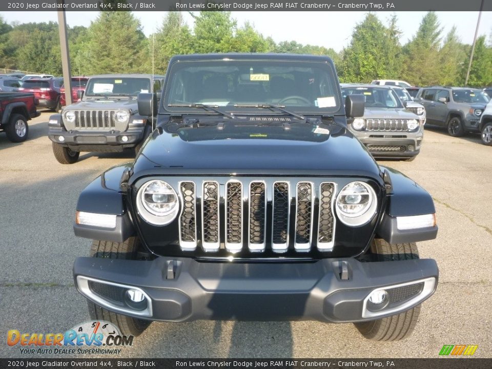 2020 Jeep Gladiator Overland 4x4 Black / Black Photo #8