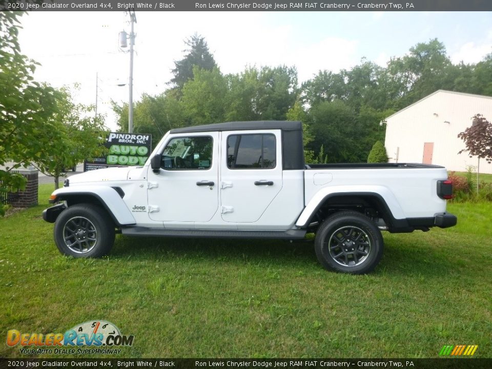 2020 Jeep Gladiator Overland 4x4 Bright White / Black Photo #2