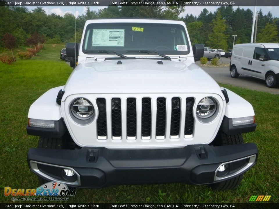 2020 Jeep Gladiator Overland 4x4 Bright White / Black Photo #8