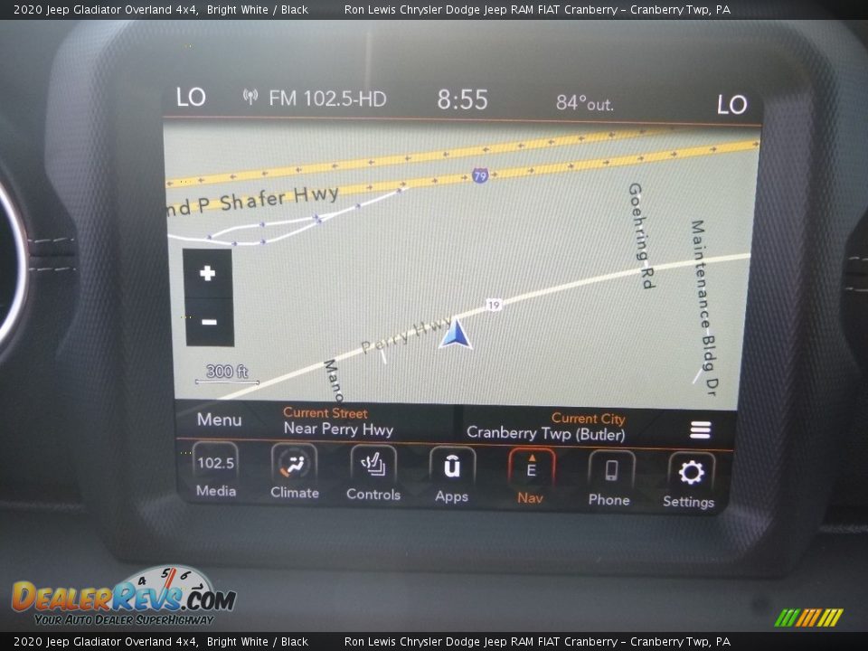 Navigation of 2020 Jeep Gladiator Overland 4x4 Photo #21