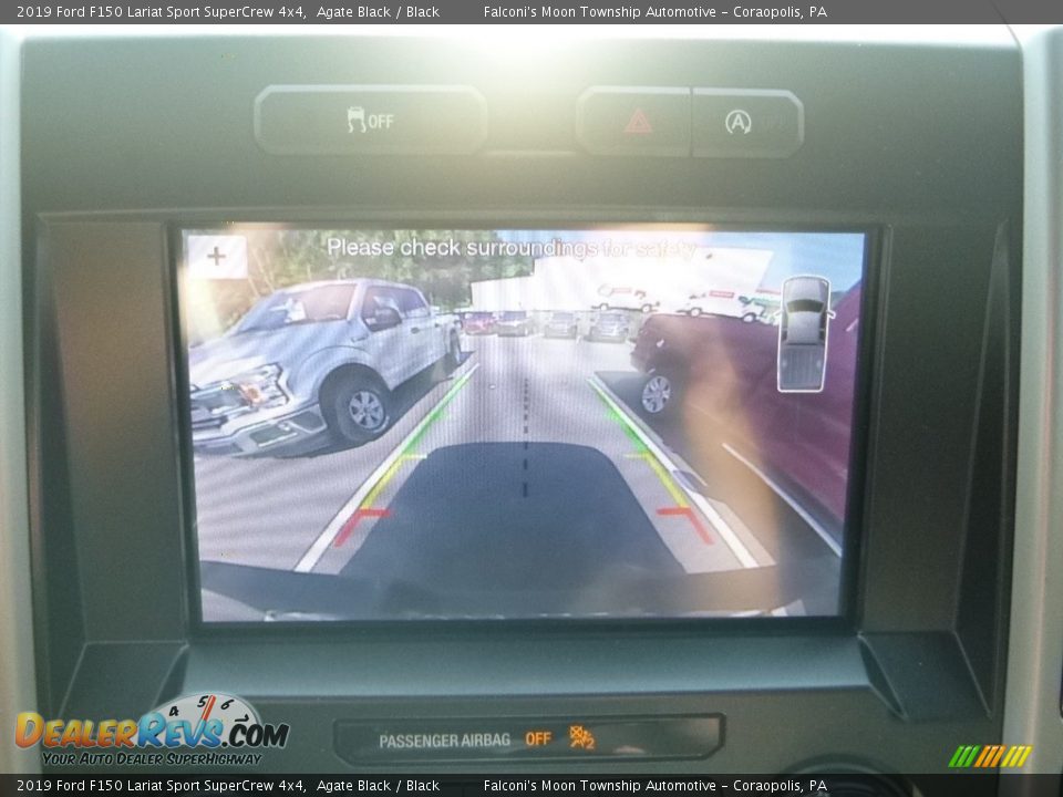 2019 Ford F150 Lariat Sport SuperCrew 4x4 Agate Black / Black Photo #15