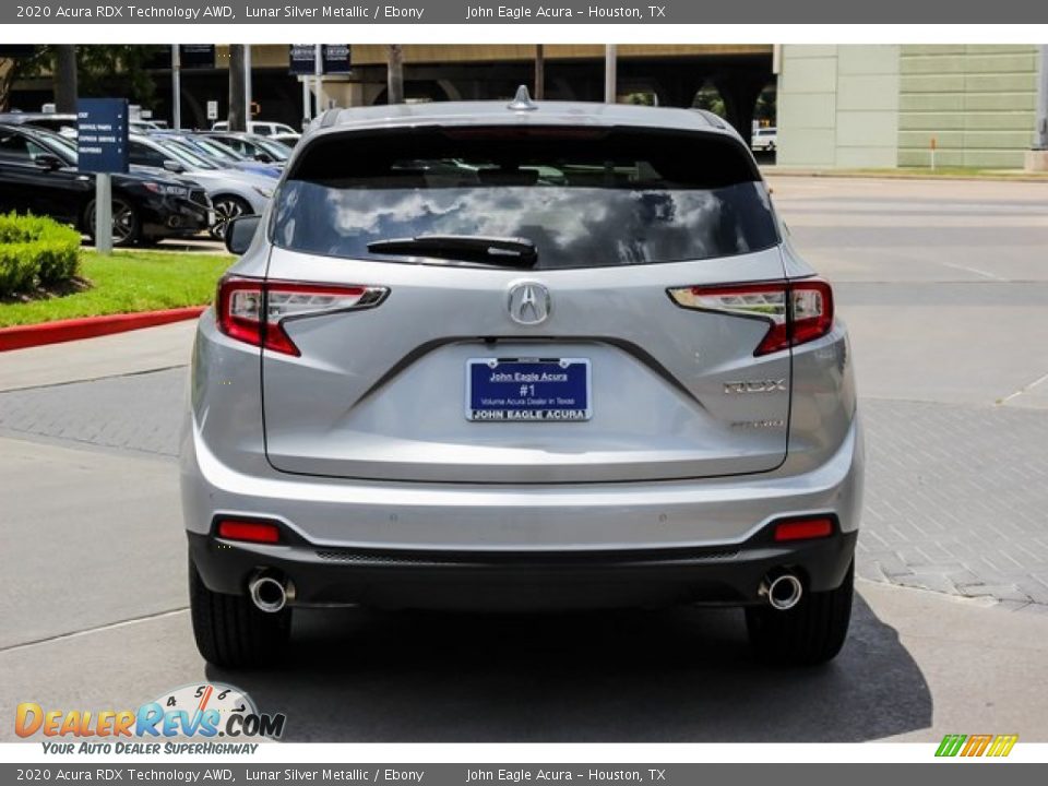 2020 Acura RDX Technology AWD Lunar Silver Metallic / Ebony Photo #6