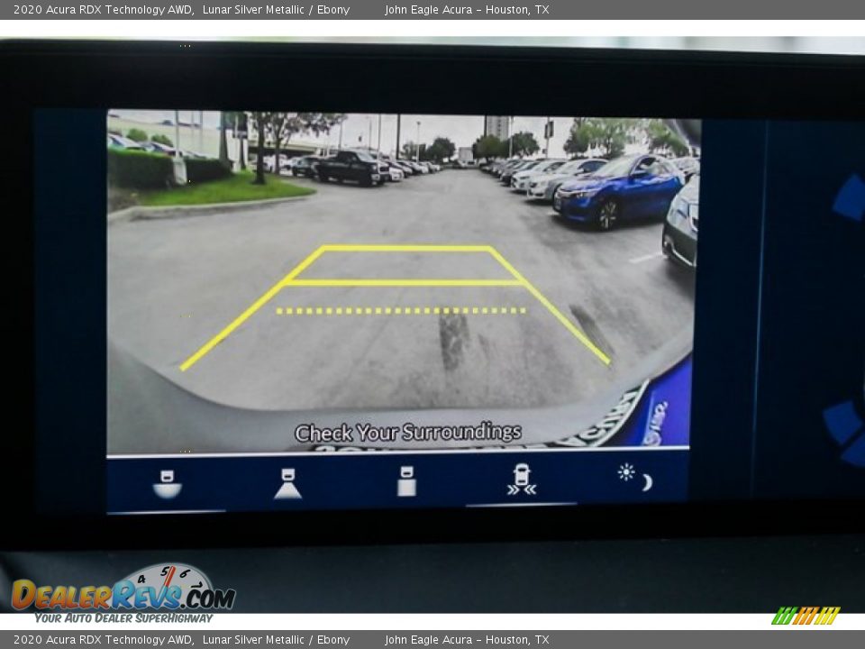 2020 Acura RDX Technology AWD Lunar Silver Metallic / Ebony Photo #30