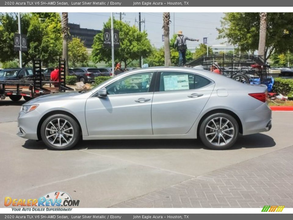 2020 Acura TLX V6 SH-AWD Sedan Lunar Silver Metallic / Ebony Photo #4