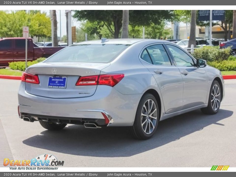 2020 Acura TLX V6 SH-AWD Sedan Lunar Silver Metallic / Ebony Photo #7