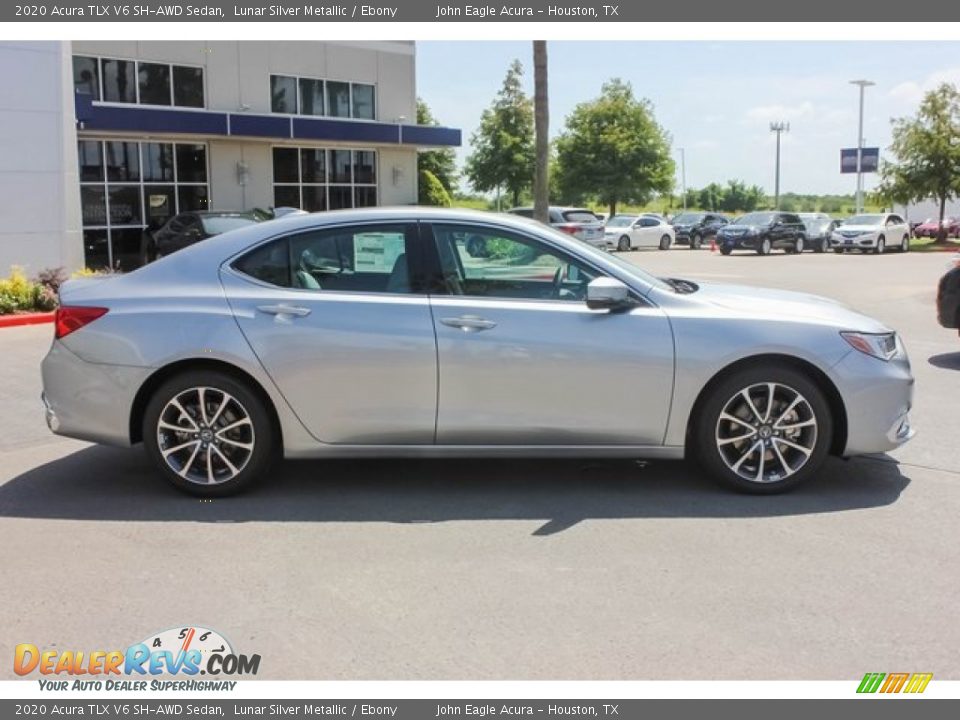 2020 Acura TLX V6 SH-AWD Sedan Lunar Silver Metallic / Ebony Photo #8