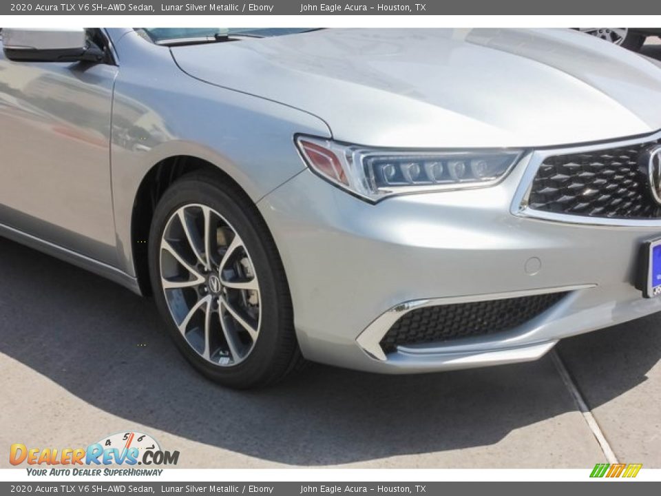 2020 Acura TLX V6 SH-AWD Sedan Lunar Silver Metallic / Ebony Photo #11