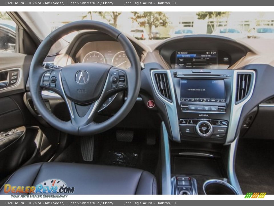 2020 Acura TLX V6 SH-AWD Sedan Lunar Silver Metallic / Ebony Photo #25