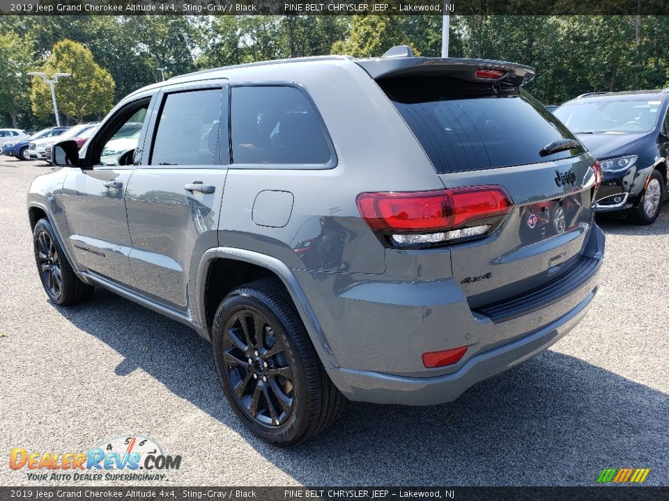 2019 Jeep Grand Cherokee Altitude 4x4 Sting-Gray / Black Photo #4
