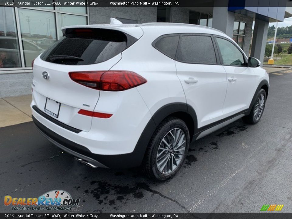 2019 Hyundai Tucson SEL AWD Winter White / Gray Photo #4
