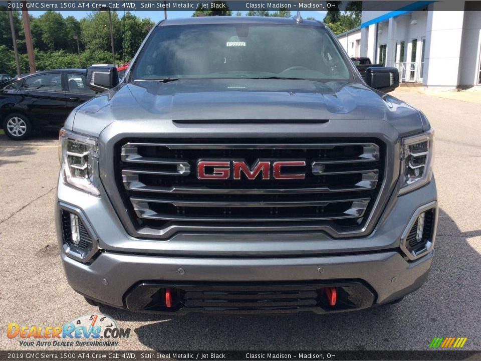 2019 GMC Sierra 1500 AT4 Crew Cab 4WD Satin Steel Metallic / Jet Black Photo #4