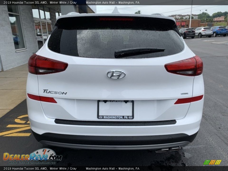 2019 Hyundai Tucson SEL AWD Winter White / Gray Photo #5