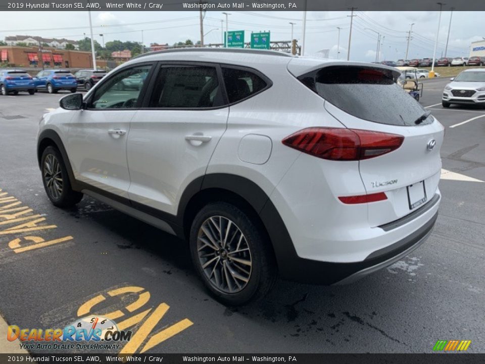 2019 Hyundai Tucson SEL AWD Winter White / Gray Photo #6