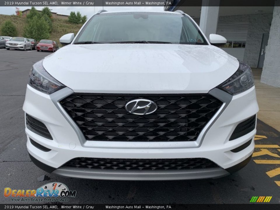 2019 Hyundai Tucson SEL AWD Winter White / Gray Photo #8