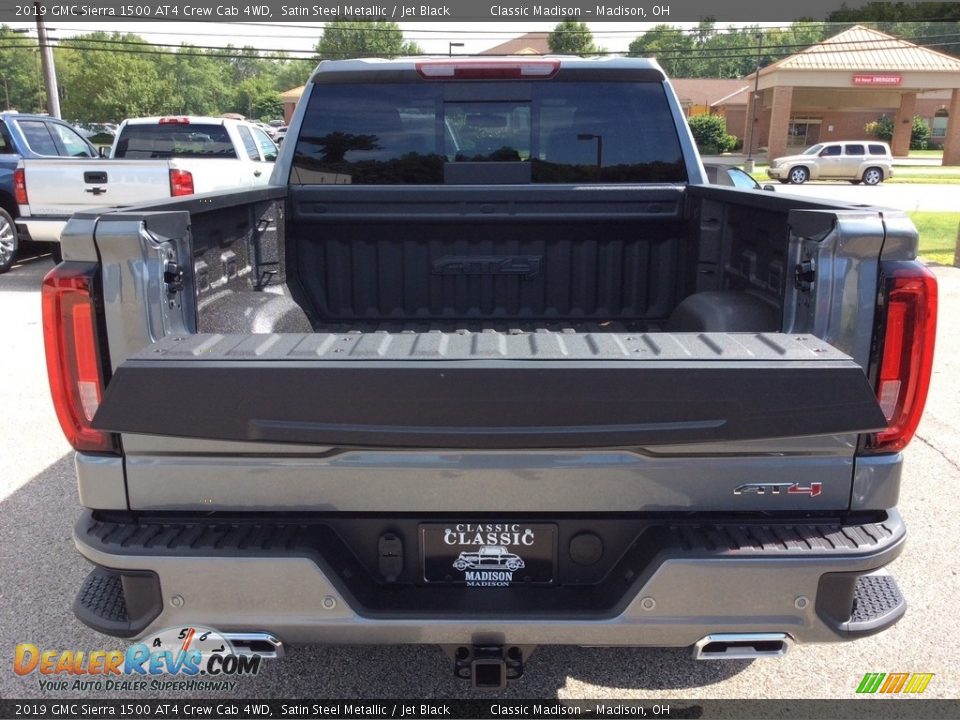 2019 GMC Sierra 1500 AT4 Crew Cab 4WD Satin Steel Metallic / Jet Black Photo #9