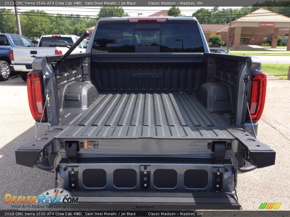 2019 GMC Sierra 1500 AT4 Crew Cab 4WD Satin Steel Metallic / Jet Black Photo #10