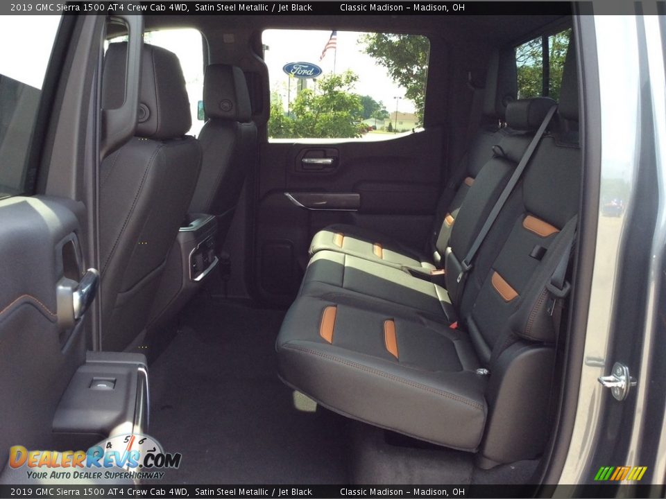 Rear Seat of 2019 GMC Sierra 1500 AT4 Crew Cab 4WD Photo #24