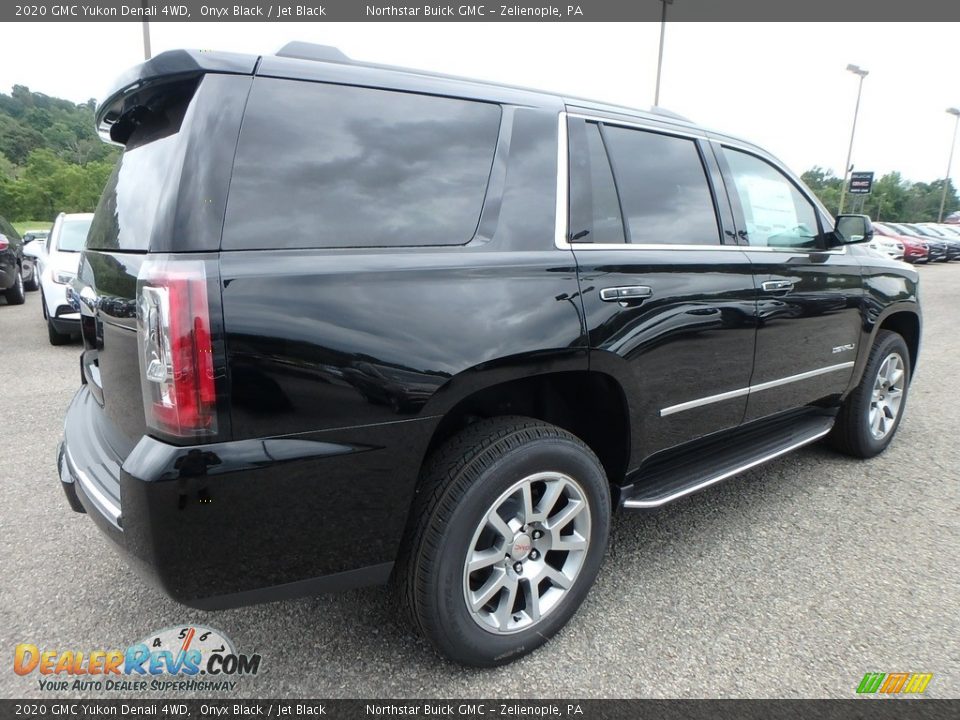 2020 GMC Yukon Denali 4WD Onyx Black / Jet Black Photo #5