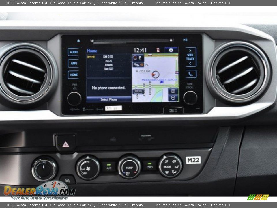 2019 Toyota Tacoma TRD Off-Road Double Cab 4x4 Super White / TRD Graphite Photo #8