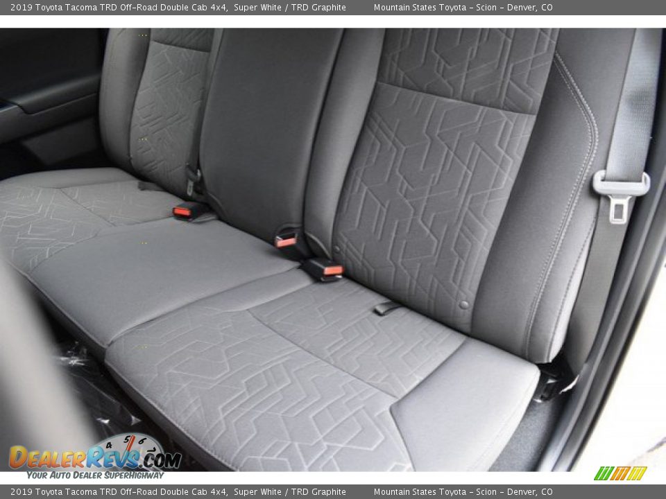 2019 Toyota Tacoma TRD Off-Road Double Cab 4x4 Super White / TRD Graphite Photo #9