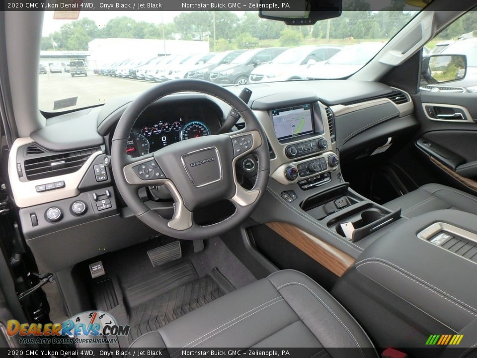 Jet Black Interior - 2020 GMC Yukon Denali 4WD Photo #14
