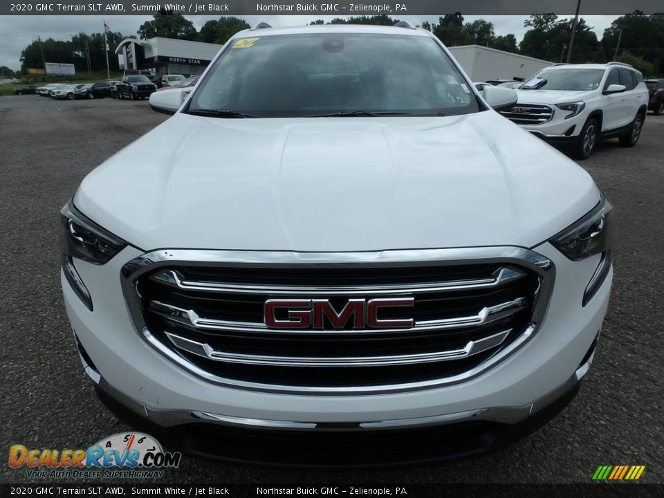 2020 GMC Terrain SLT AWD Summit White / Jet Black Photo #2
