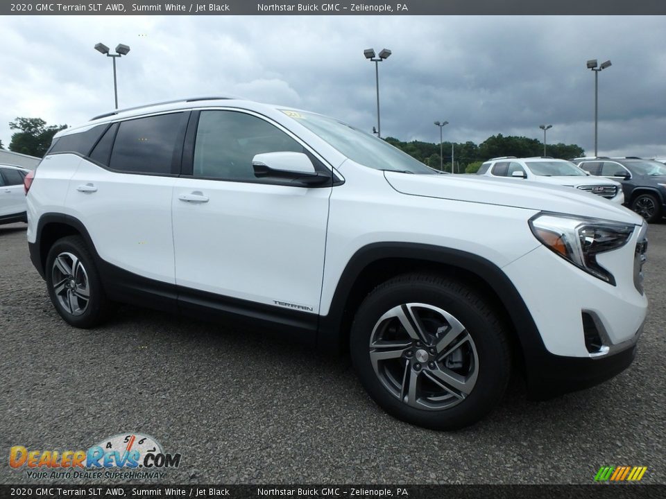 2020 GMC Terrain SLT AWD Summit White / Jet Black Photo #3