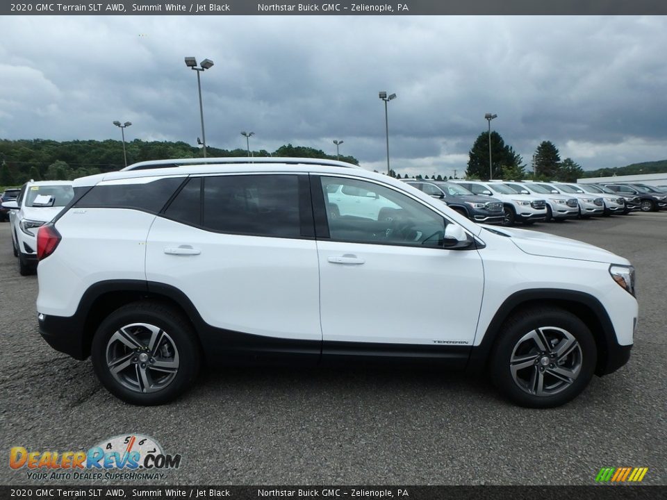 2020 GMC Terrain SLT AWD Summit White / Jet Black Photo #4